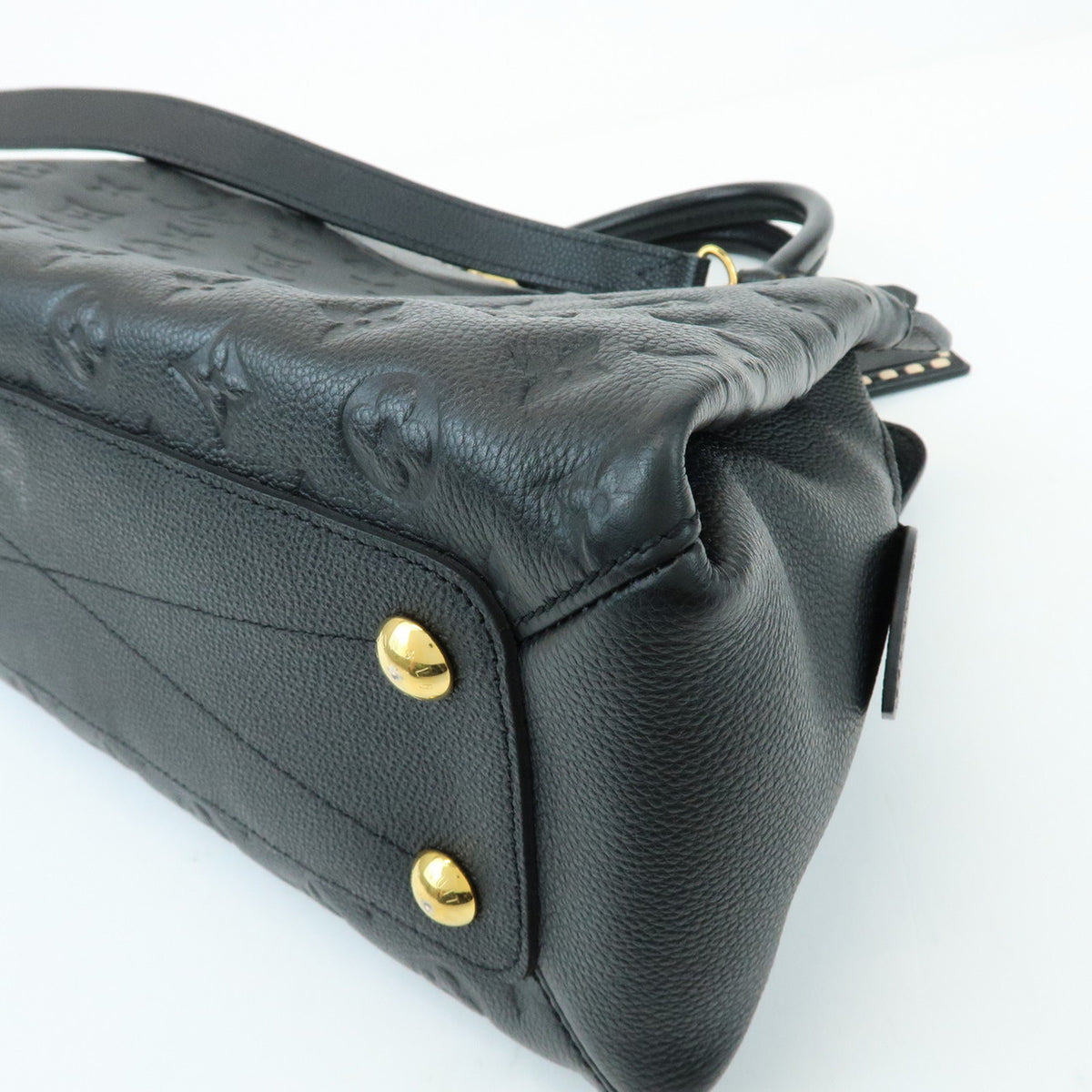 Louis Vuitton Monogram Empreinte Vosges MM Leather 2Way Bag Noir M41491