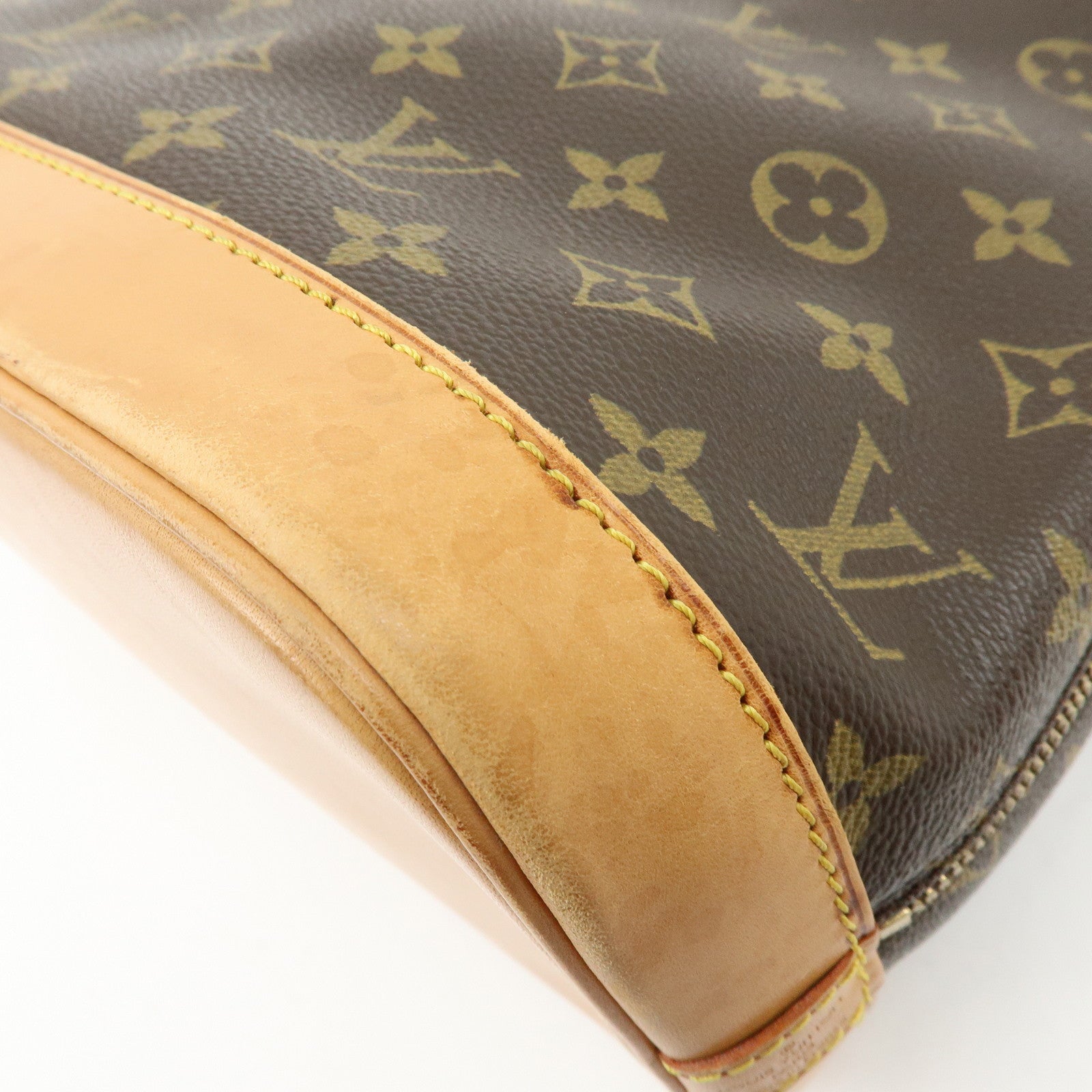Louis Vuitton Monogram Alma Hand Bag Brown Brown M51130