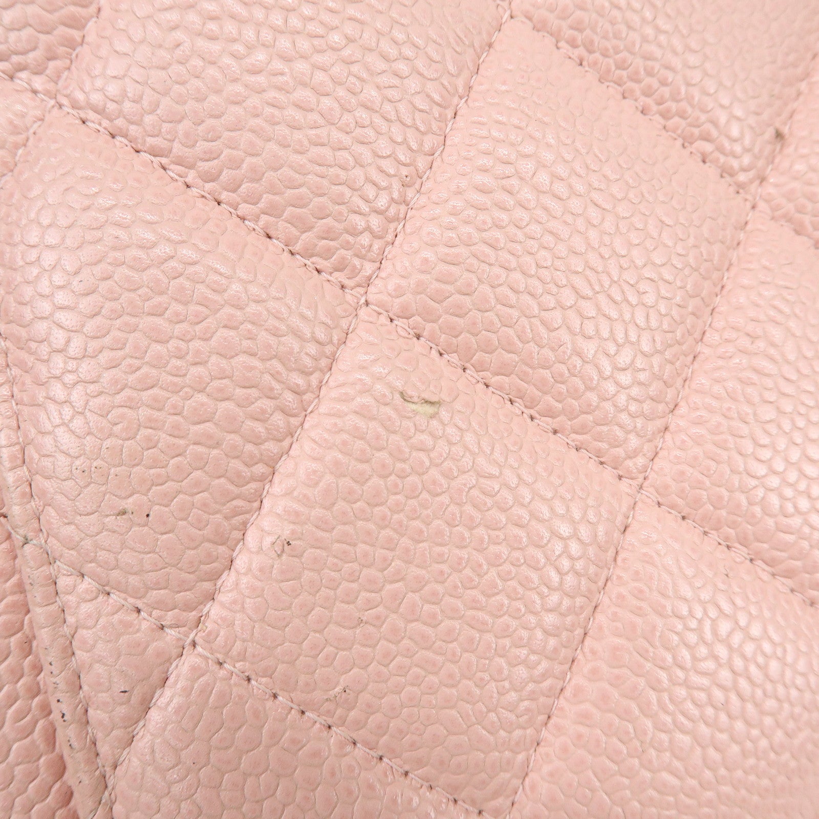 CHANEL Medallion Matelasse COCO Mark Caviar Skin Tote Bag A01804