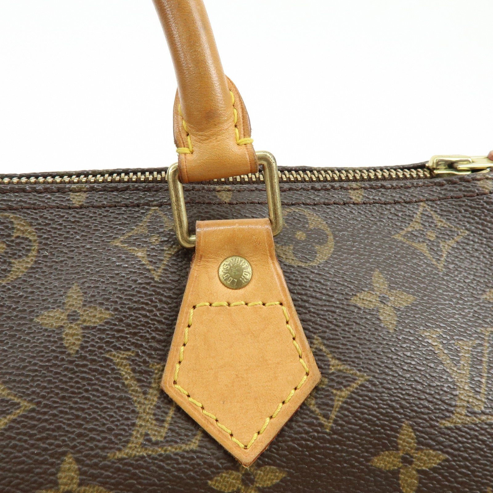 Louis Vuitton Monogram Speedy 30 Boston Bag Hand Bag Brown M41526