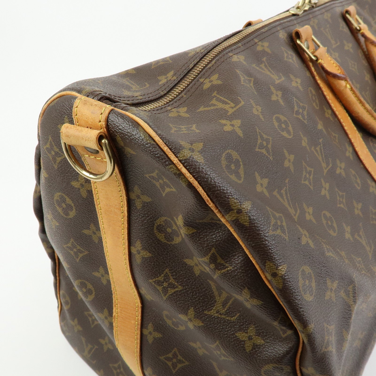 Louis Vuitton Monogram Keep All Bandouliere 60 Boston Bag M41412