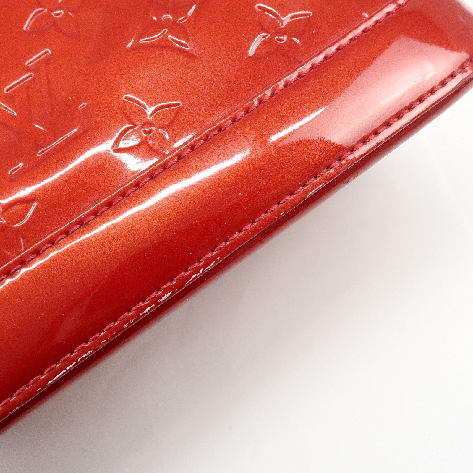 Louis Vuitton Monogram Vernis Alma BB 2Way Bag Red M91606