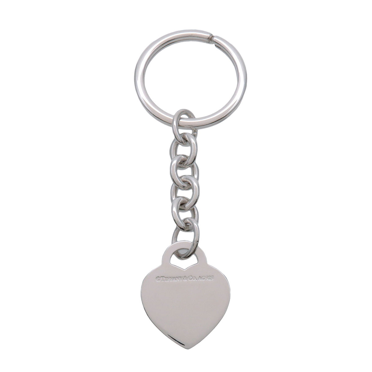 Tiffany & Co Return to Tiffany Heart Tag SV925 Key Ring Silver