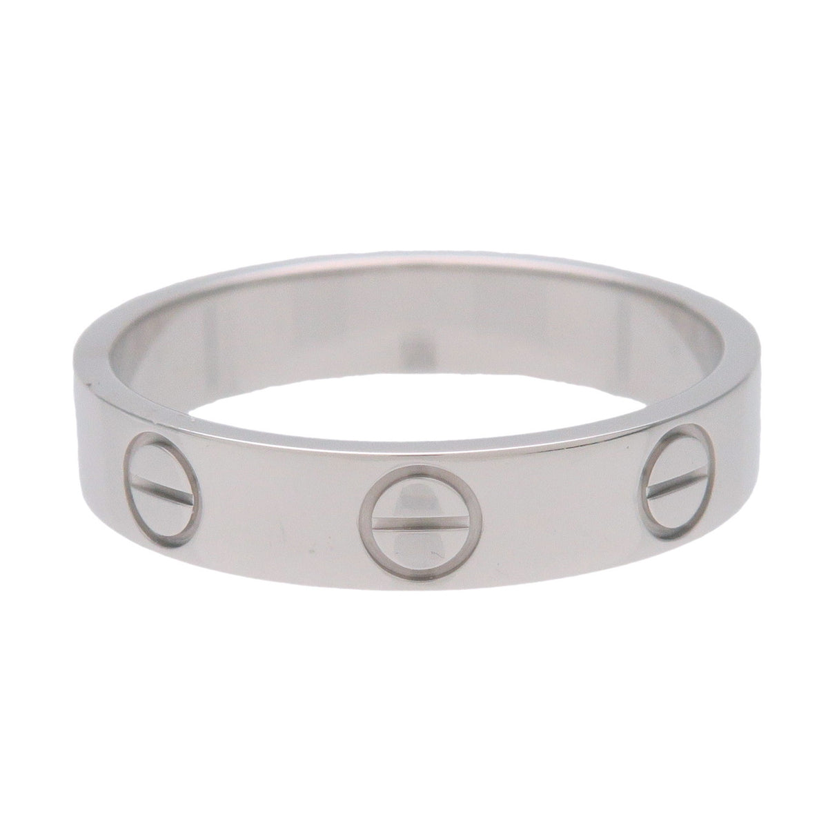 Cartier Mini Love Ring K18 750WG White Gold #49 US5 EU49 HK10.5