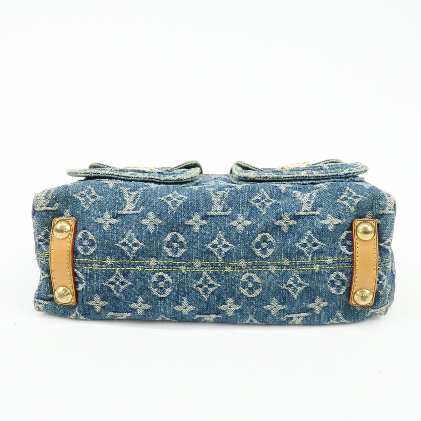 Louis Vuitton Monogram Denim Baggy PM 2Way Bag Shoulder Bag M95049