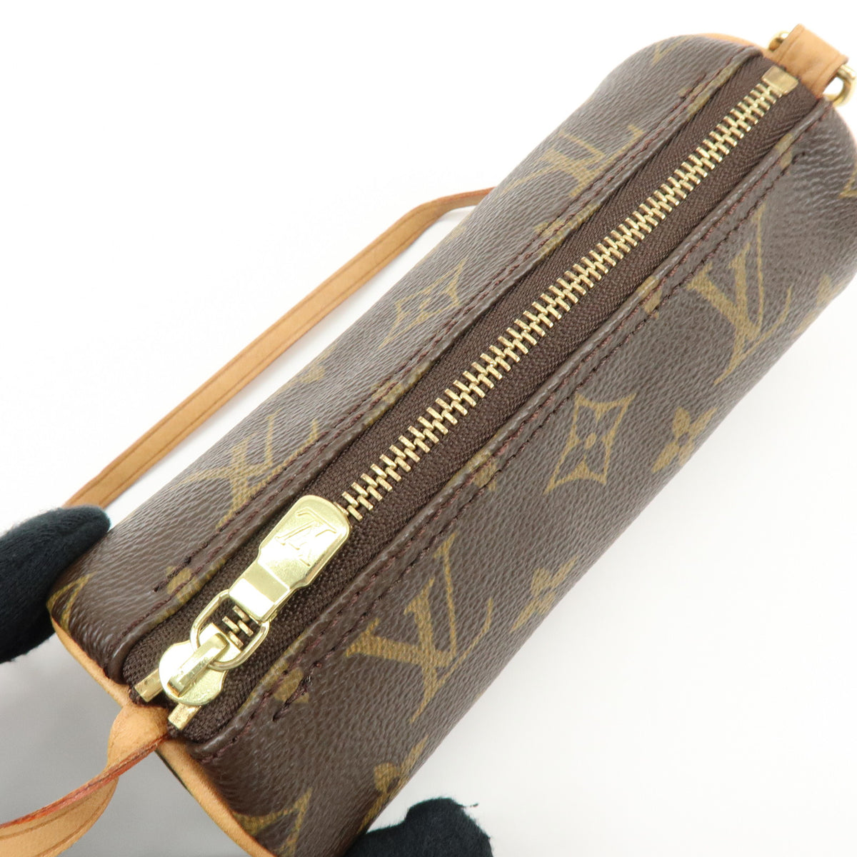 Louis Vuitton Monogram Papillon 30 Hand Bag Brown M51385