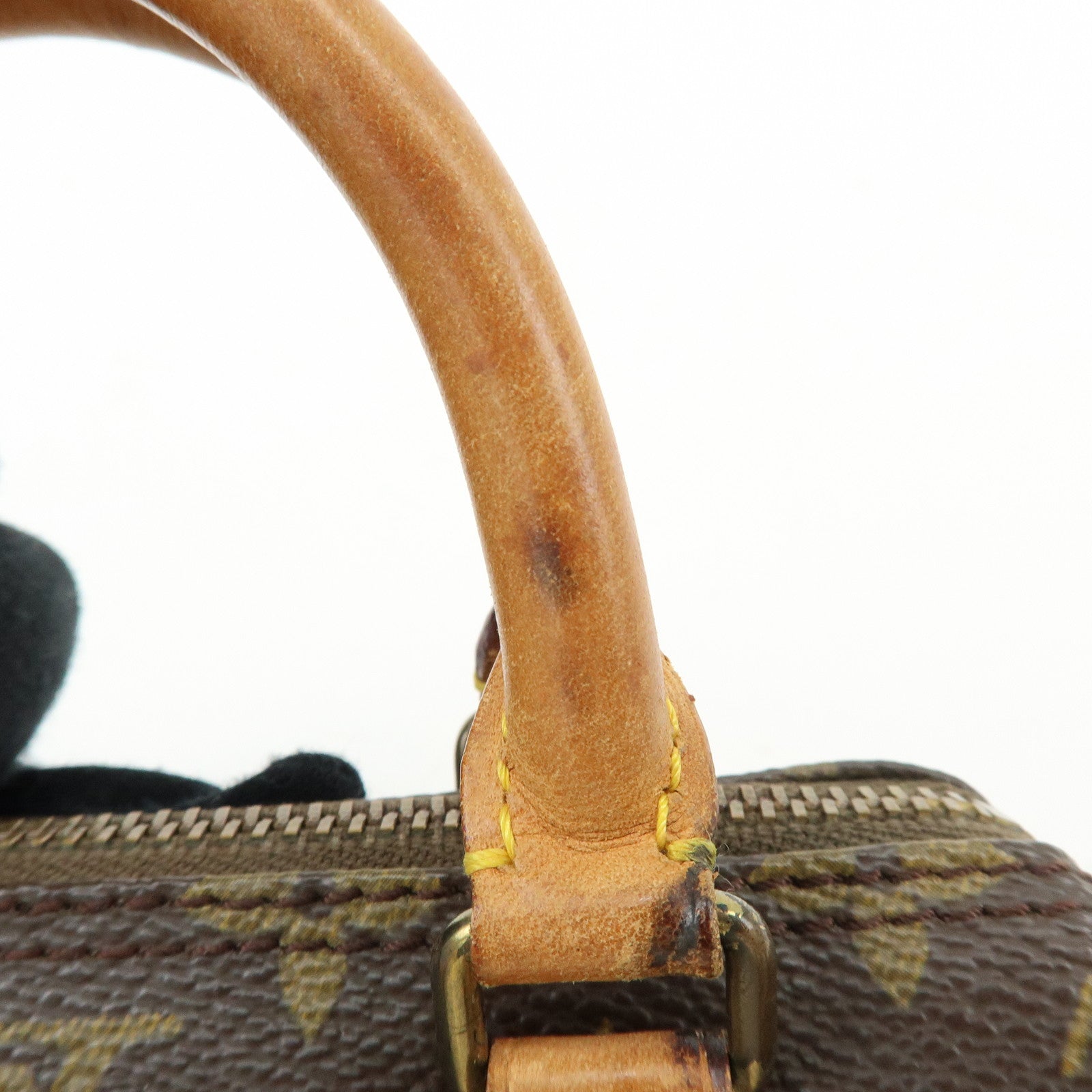 Louis Vuitton Monogram Mini Speedy Hand Bag and Strap Brown M41534 Lot