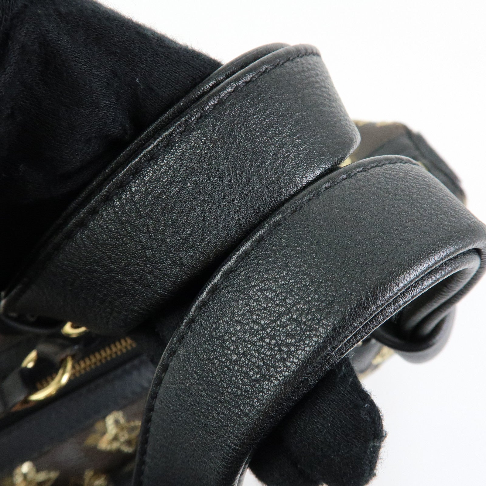 Louis Vuitton Monogram Eclipse Speedy 30 Hand Bag Noir M40244