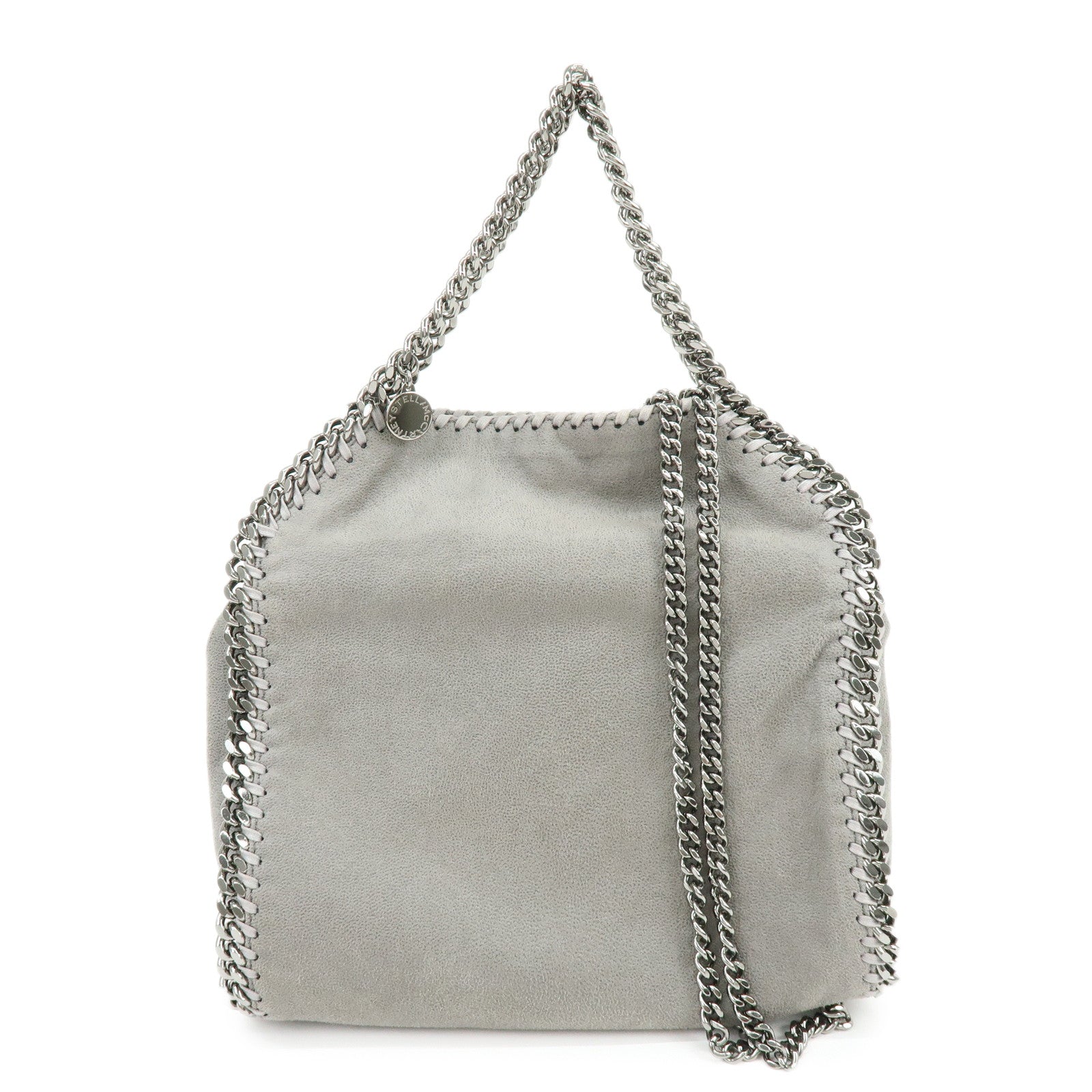 STELLA MCCARTNEY Falabella Faux Leather 2Way Bag Grey 371223
