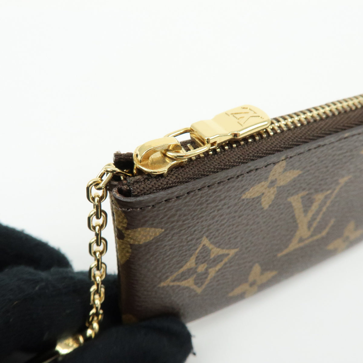 Louis Vuitton Monogram Pochette Cles Coin Case Key Case M62650
