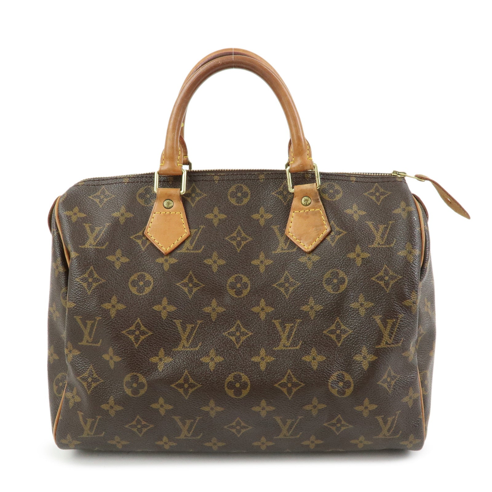 Louis Vuitton Monogram Speedy 30 Boston Bag Hand Bag Brown M41526