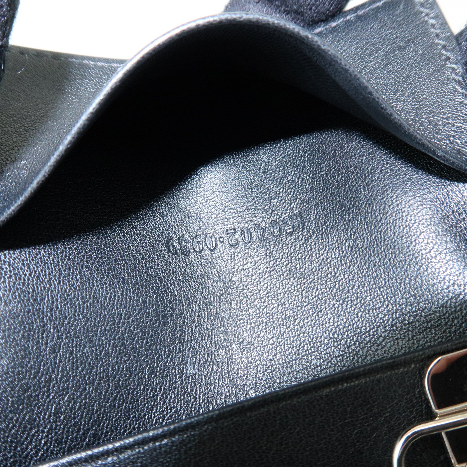 GUCCI Microguccissima Leather 6 Ring Key Case Key Holder Black