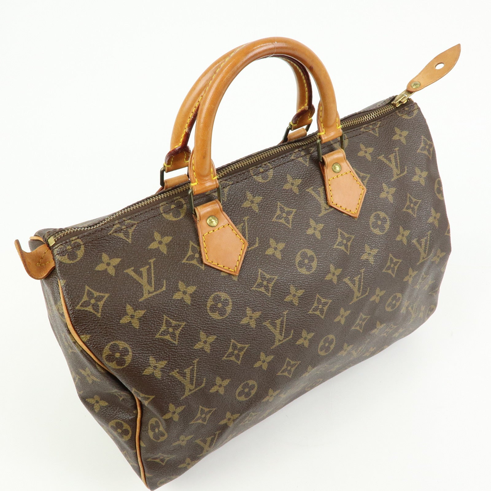 Louis Vuitton Monogram Speedy 35 Boston Bag Hand Bag M41524