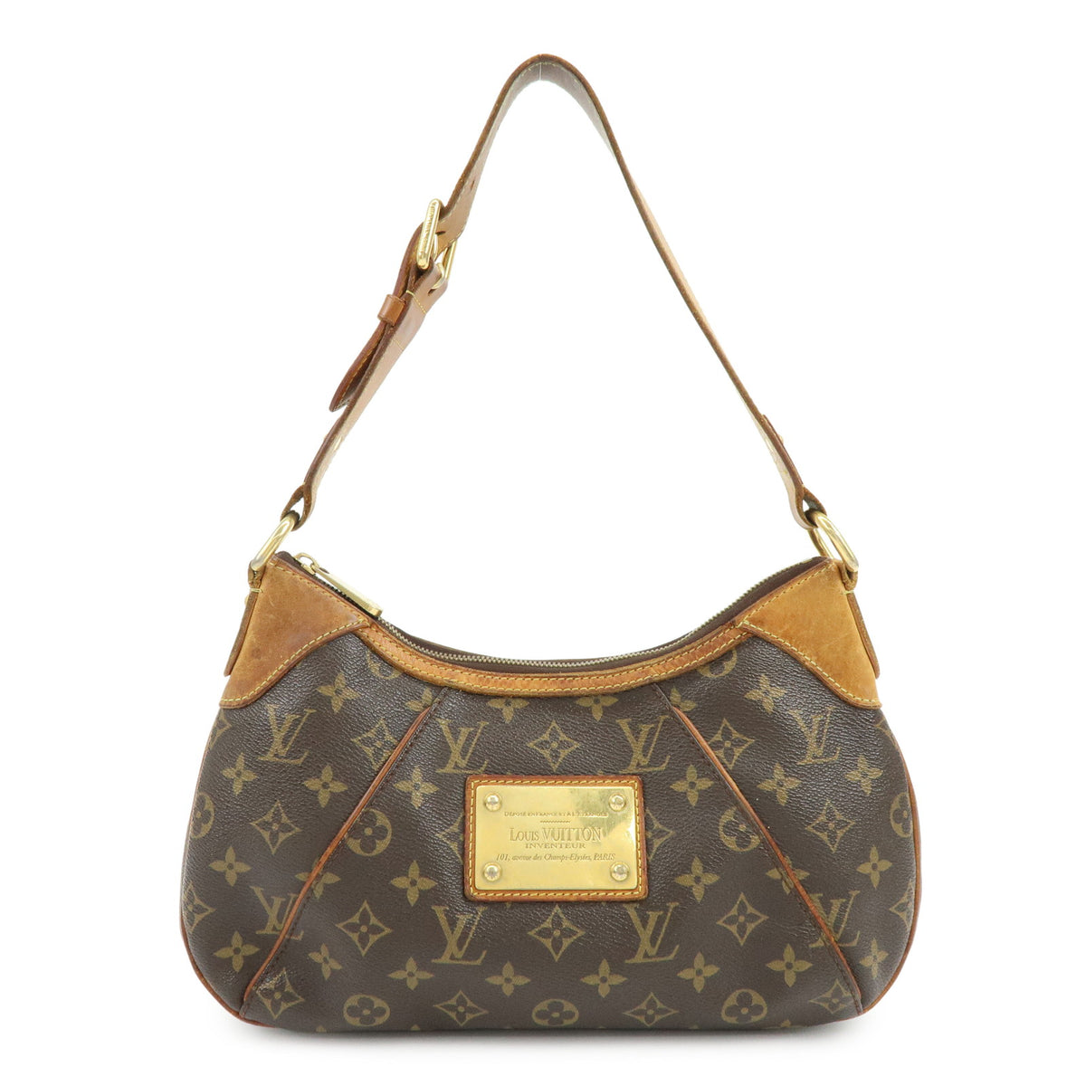 Louis Vuitton Monogram Thames PM Shoulder Bag Hand Bag Brown M56384