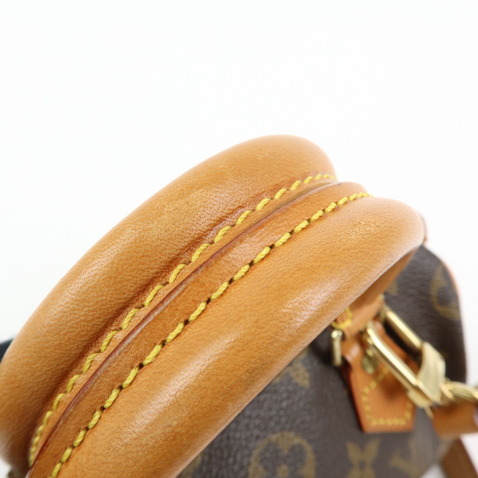 Louis Vuitton Monogram Mini Speedy Canvas Hand Bag & Strap M41534