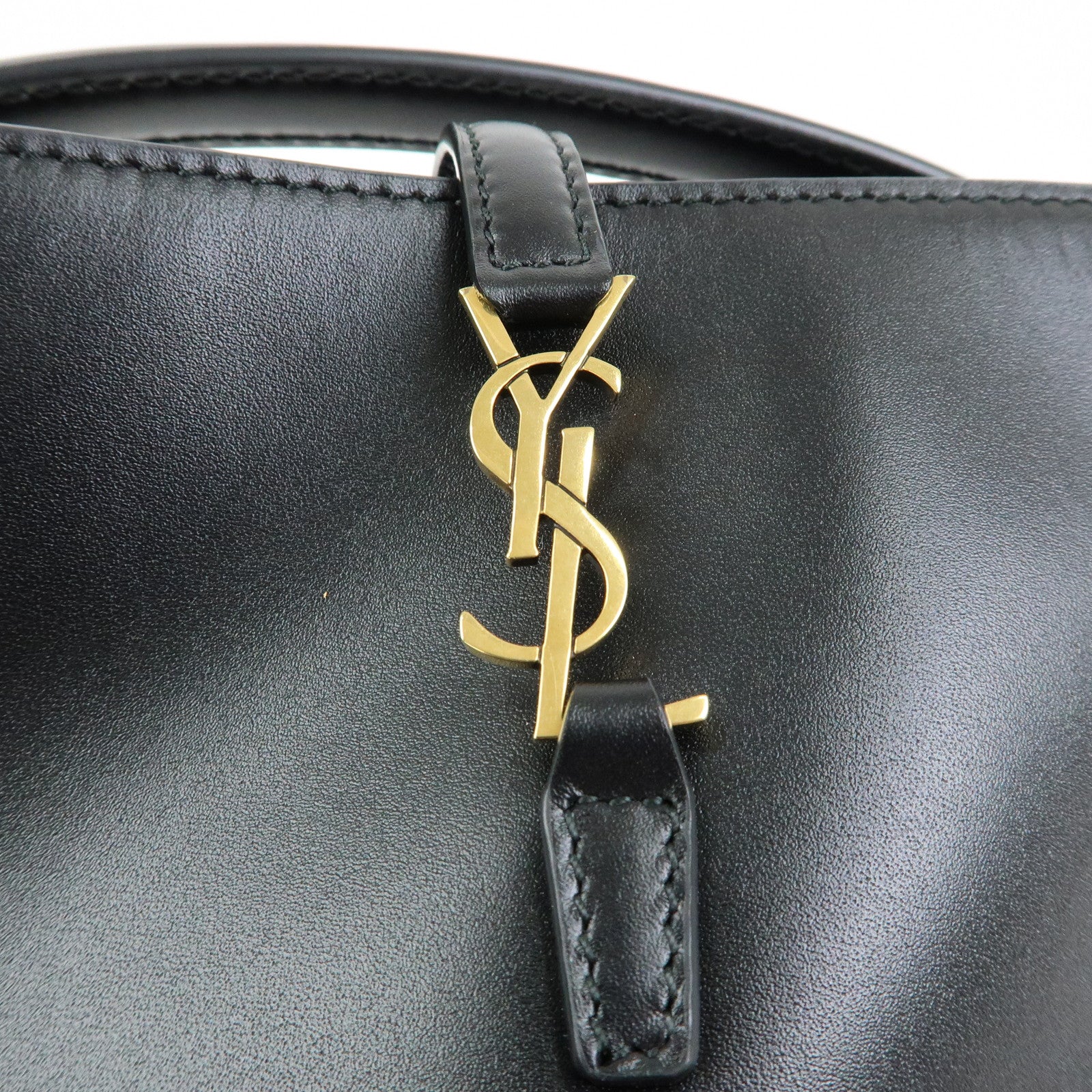 SAINT LAURENT PARIS Cassandra LE 37 Calf Leather 2WAY Mini Bucket Bag