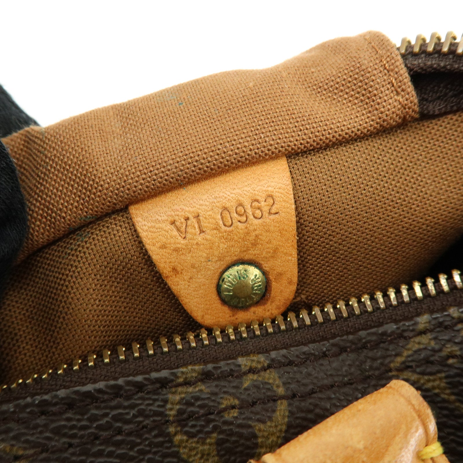 Louis Vuitton Monogram Speedy 25 Boston Bag Hand Bag Brown M41528