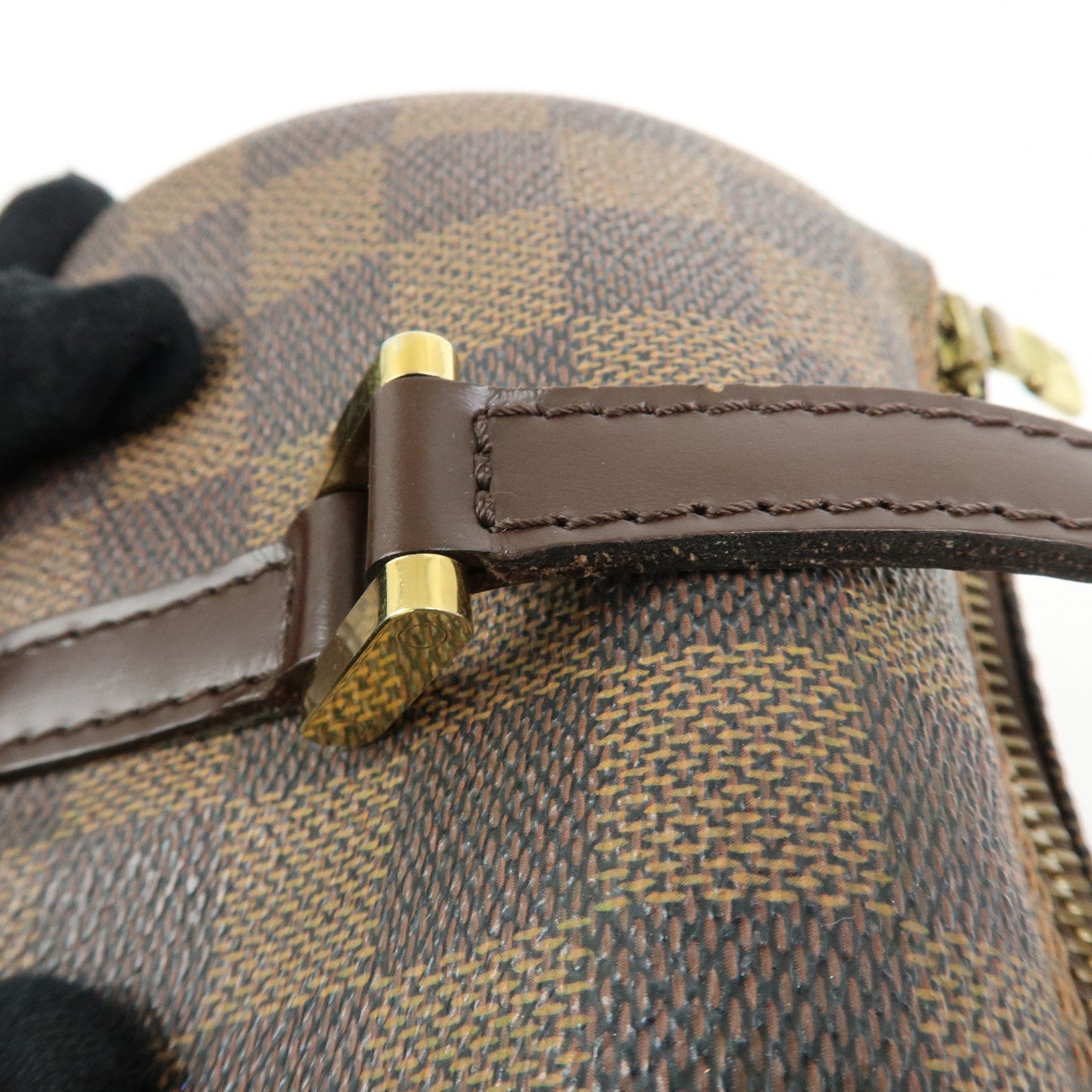 Louis Vuitton Damier Ebene Papillon 26 Hand Bag Brown N51304