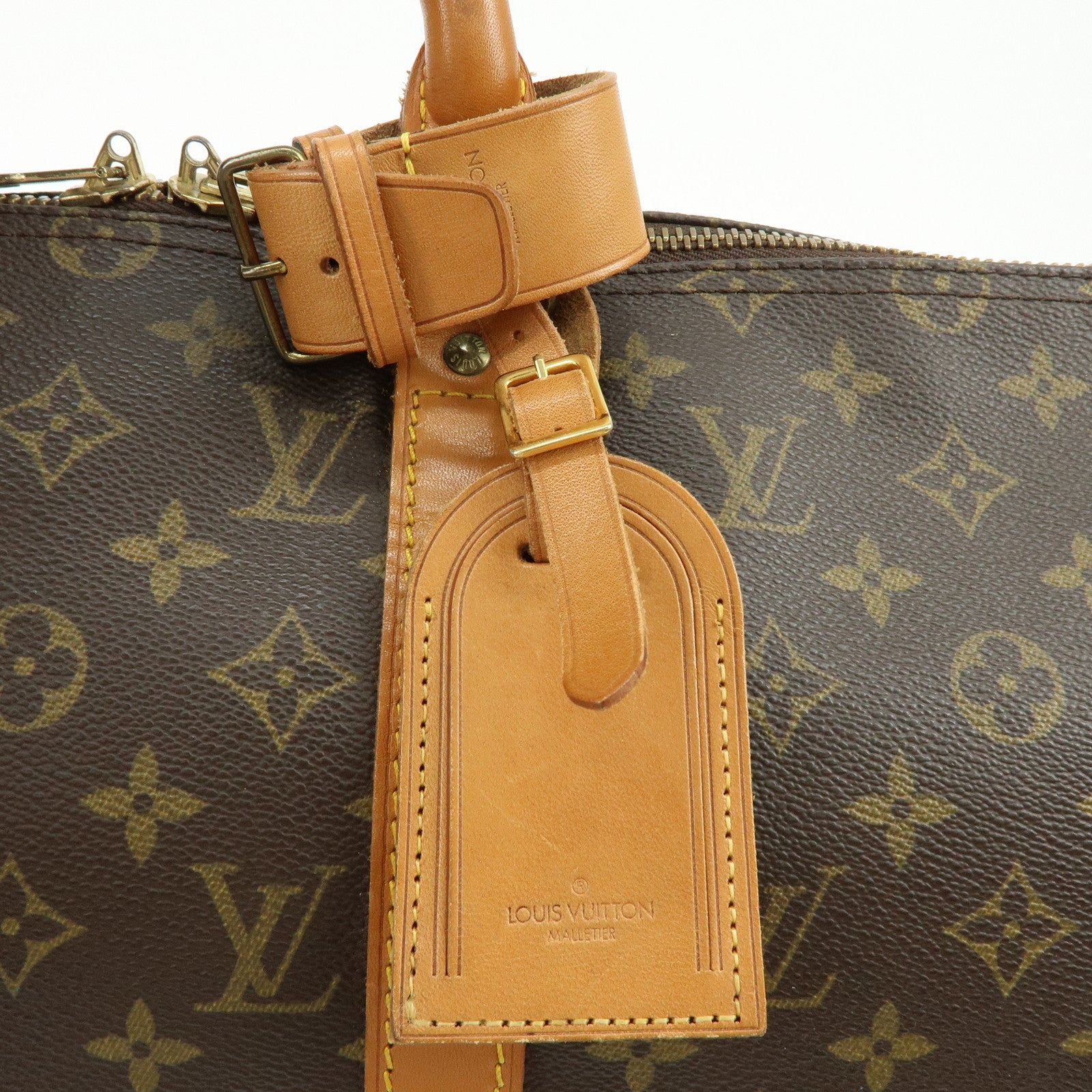 Louis Vuitton Keep All Bandouliere 50 Boston Bag Brown M41416