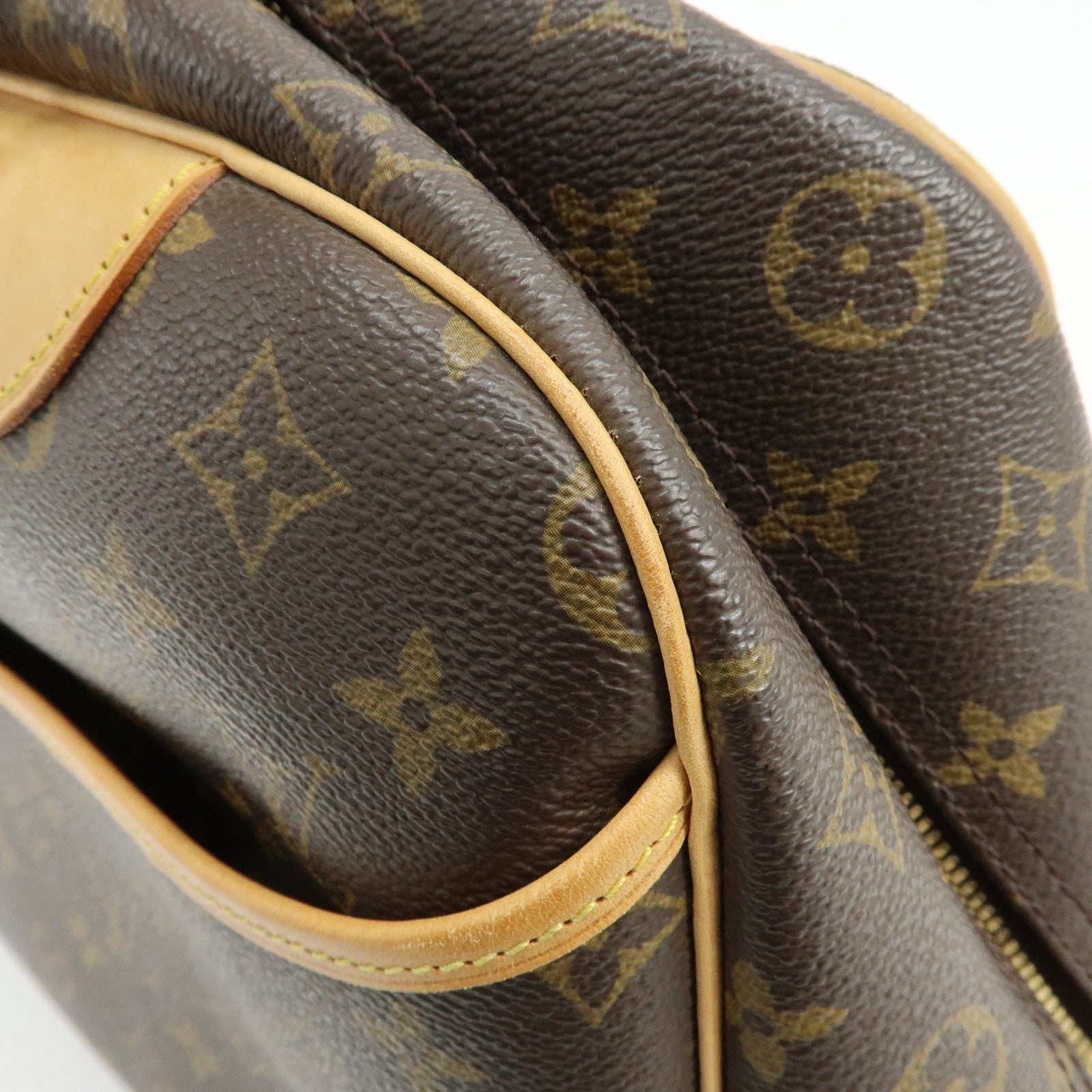 Louis Vuitton Monogram Deauville Canvas Hand Bag Brown M47270