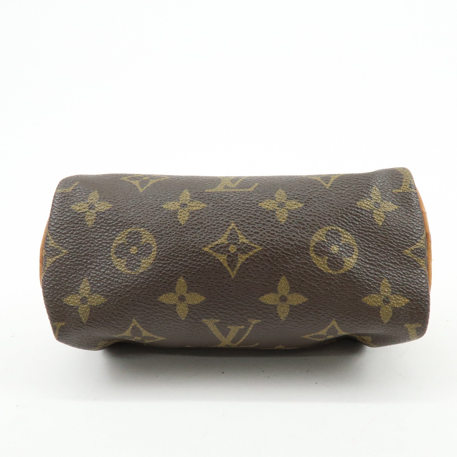 Louis Vuitton Monogram Mini Speedy Hand Bag and Strap Brown M41534 Lot