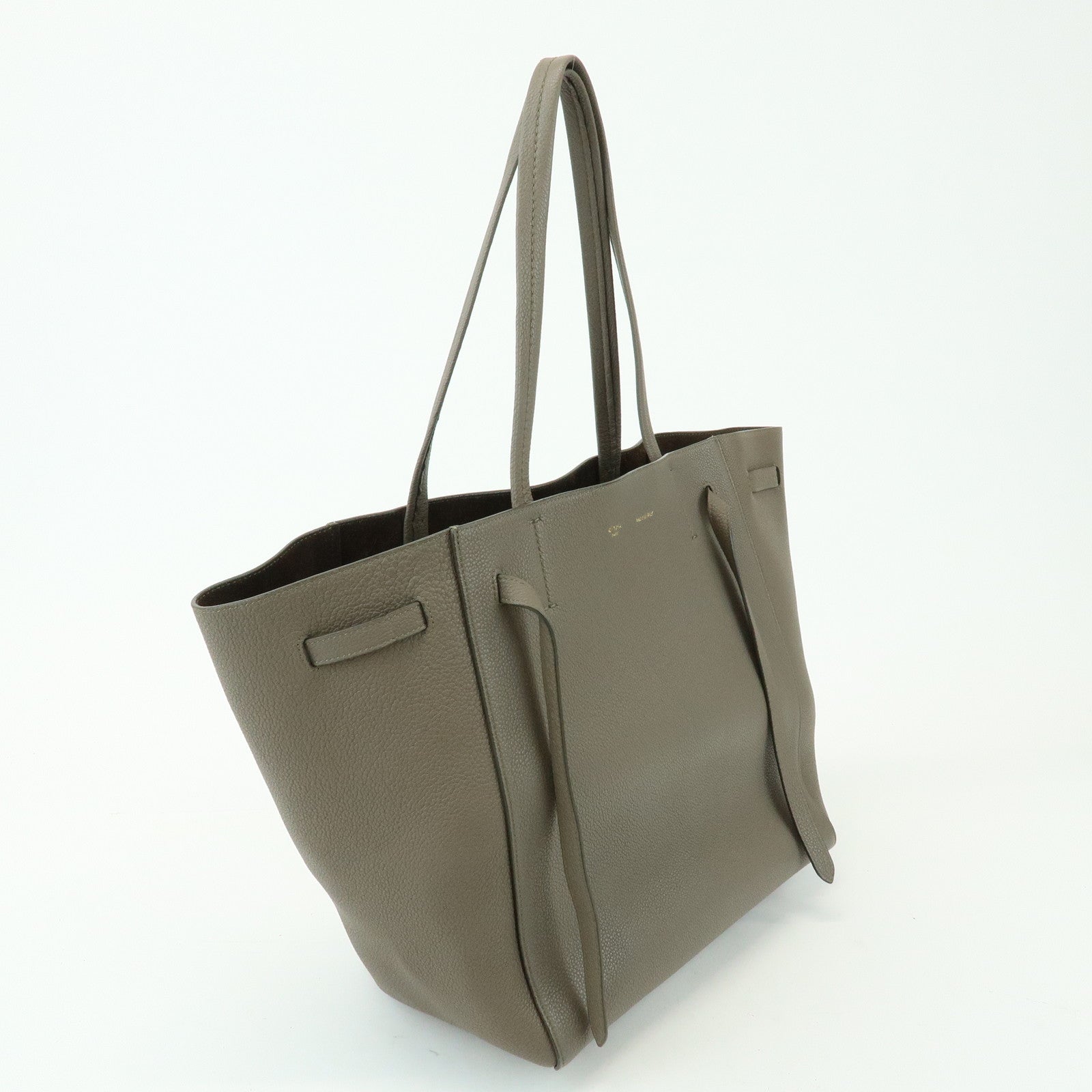 CELINE Cabas Phantom Soft Grained Calf Leather Medium Tote Bag