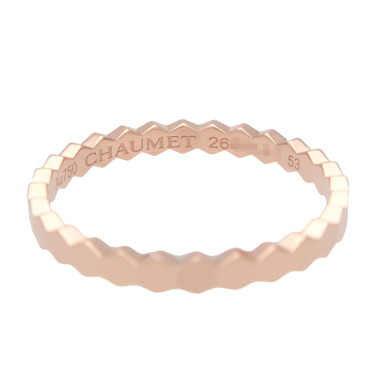 CHAUMET Bee My Love Honeycomb Ring K18 750PG Rose Gold #53 081931