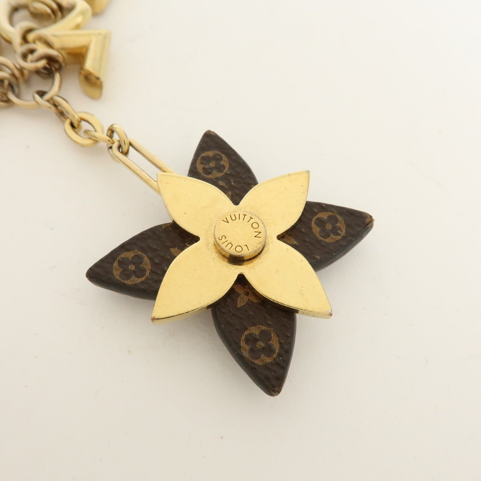 Louis Vuitton Porte Cles Blooming Flower Bag Charm Key Chain M63084
