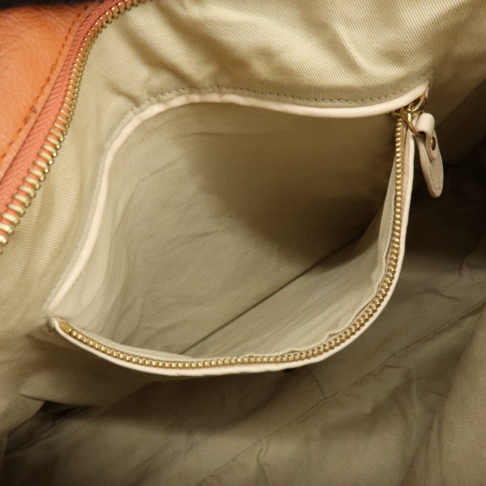Chloe Paraty Leather 2Way Bag Shoulder Bag Hand Bag Orange