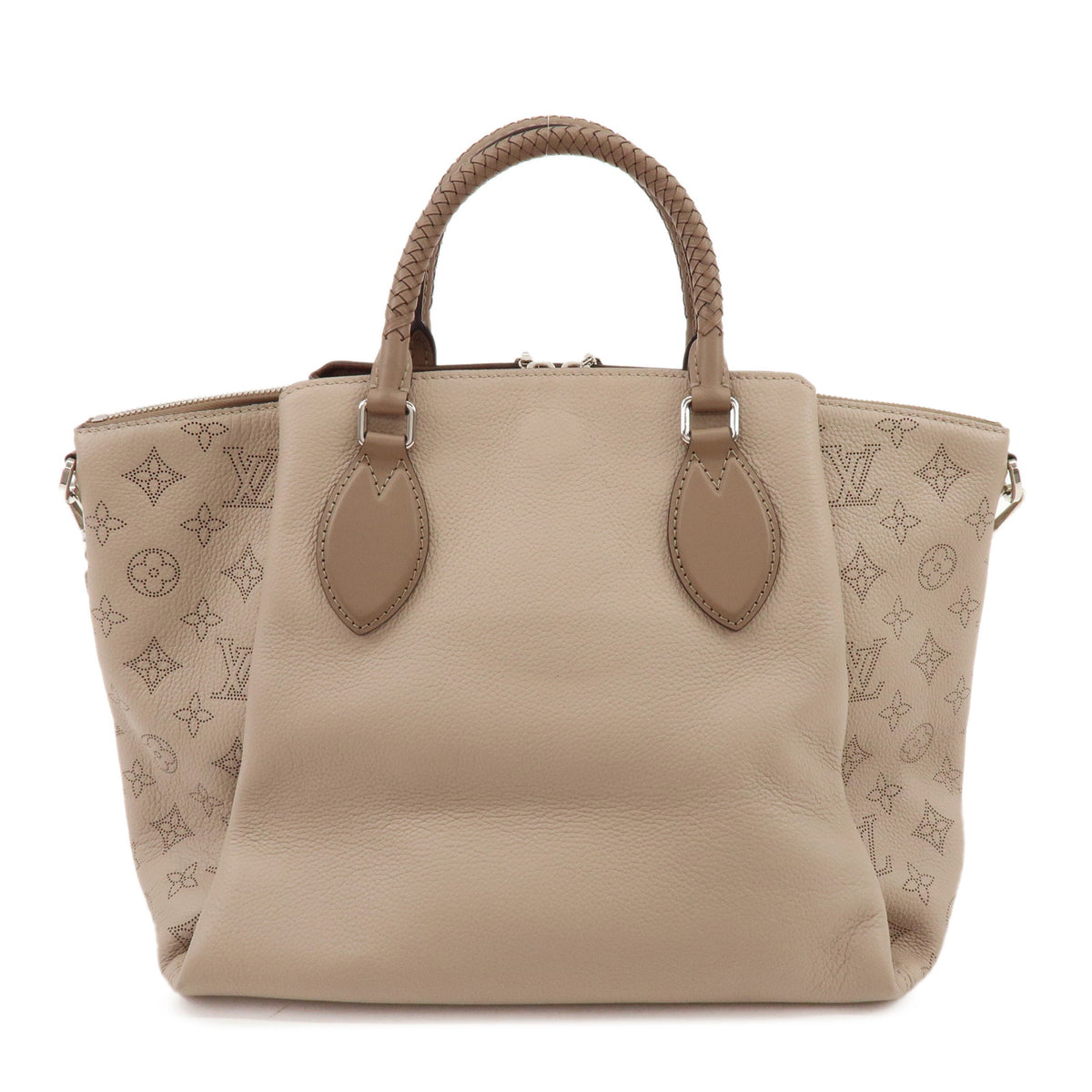 Louis Vuitton Monogram Mahina Omeah Leather 2Way Hand Bag Galet M55031