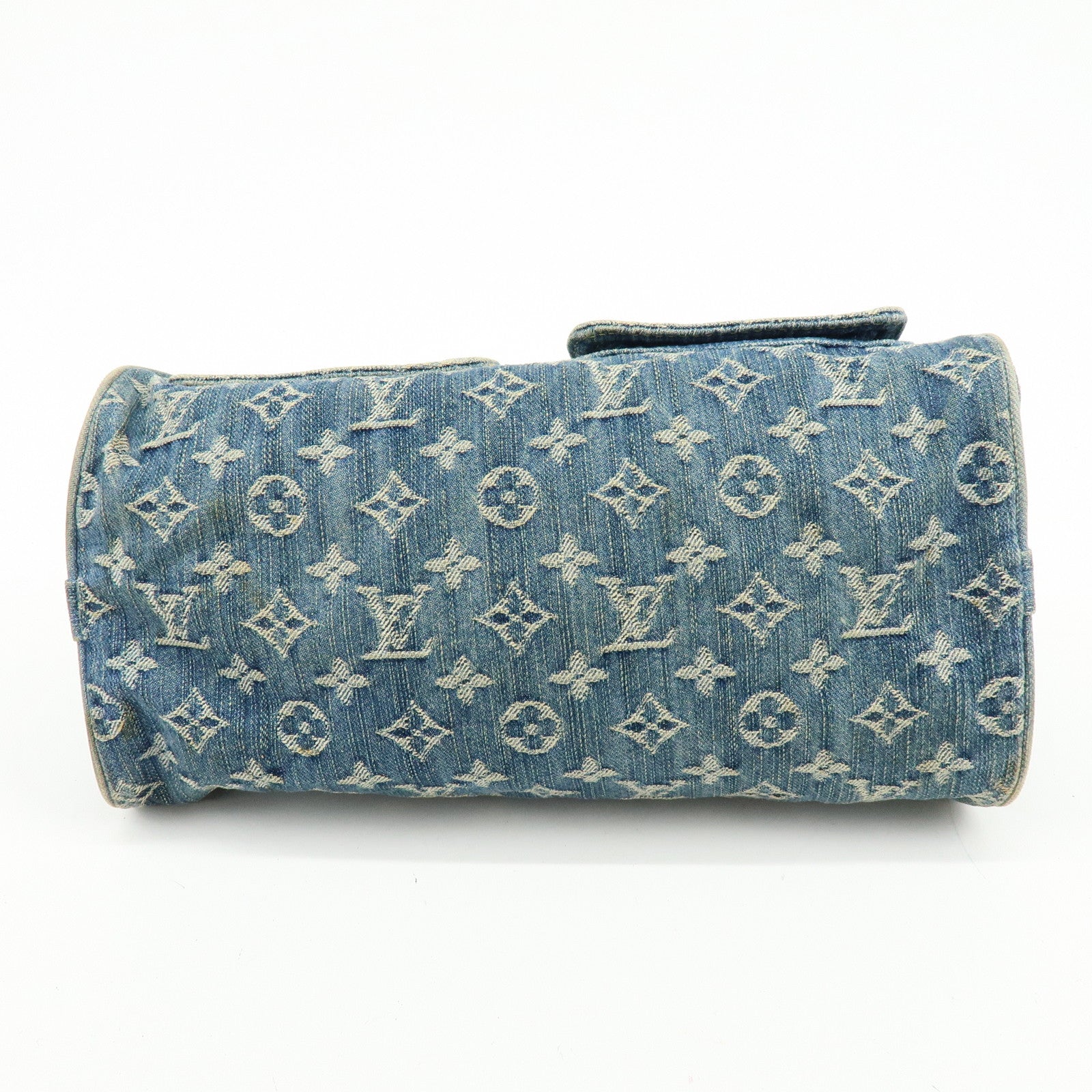 Louis Vuitton Monogram Denim Neo Speedy Boston Bag Blue M95019