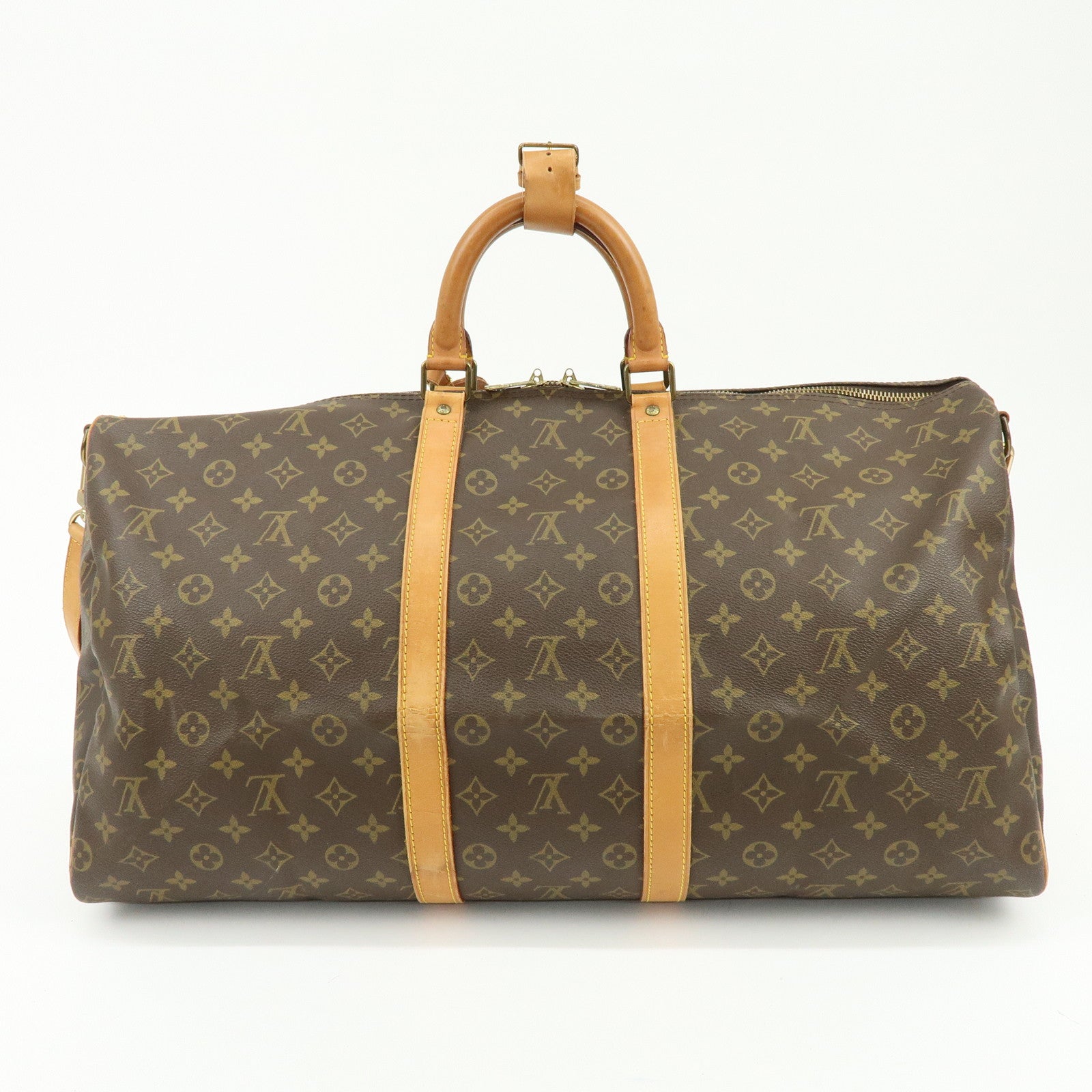 Louis Vuitton Monogram Keep All Bandouliere 55 Boston Bag M41414