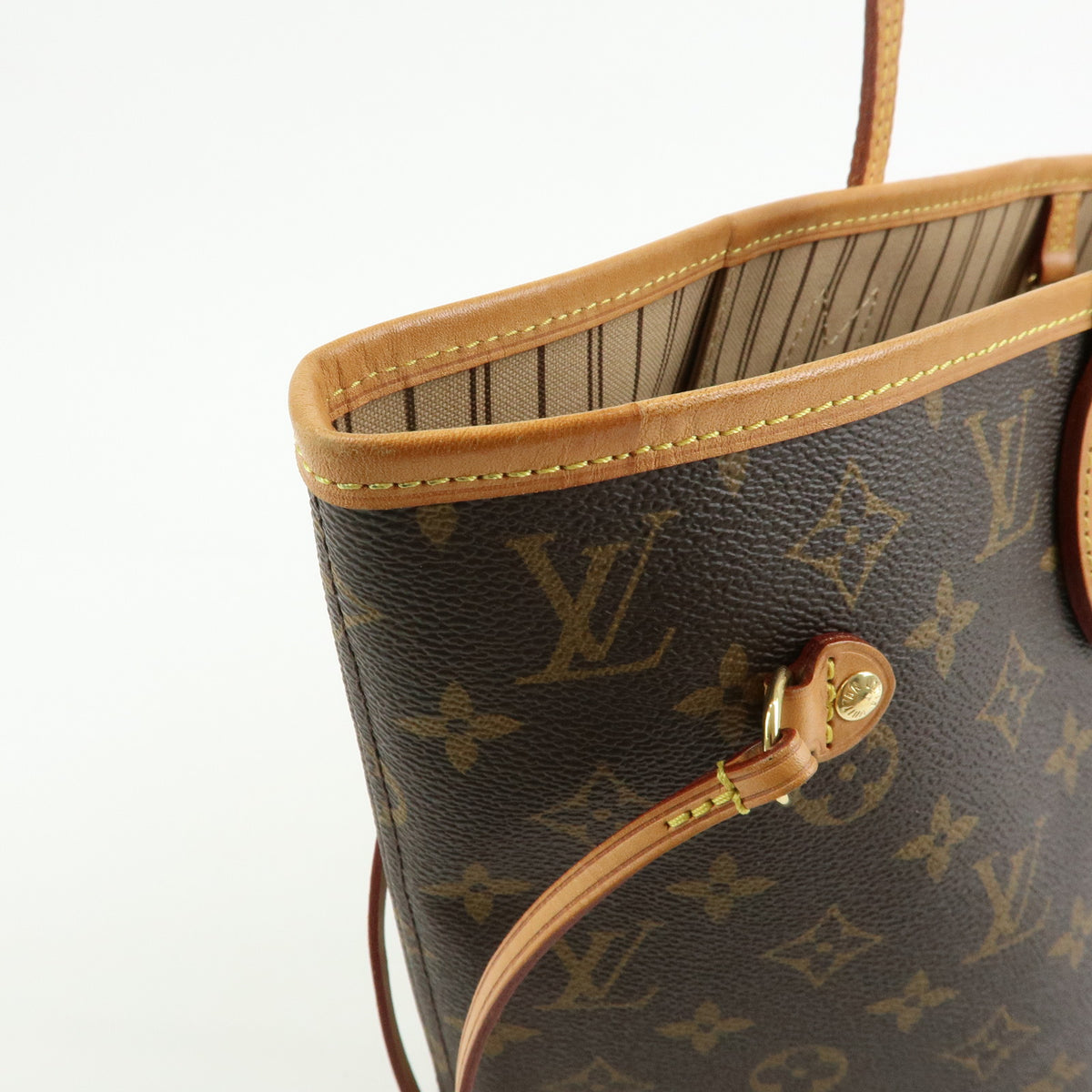 Louis Vuitton Monogram Neverfull MM Tote Bag Shoulder Bag Brown M40995