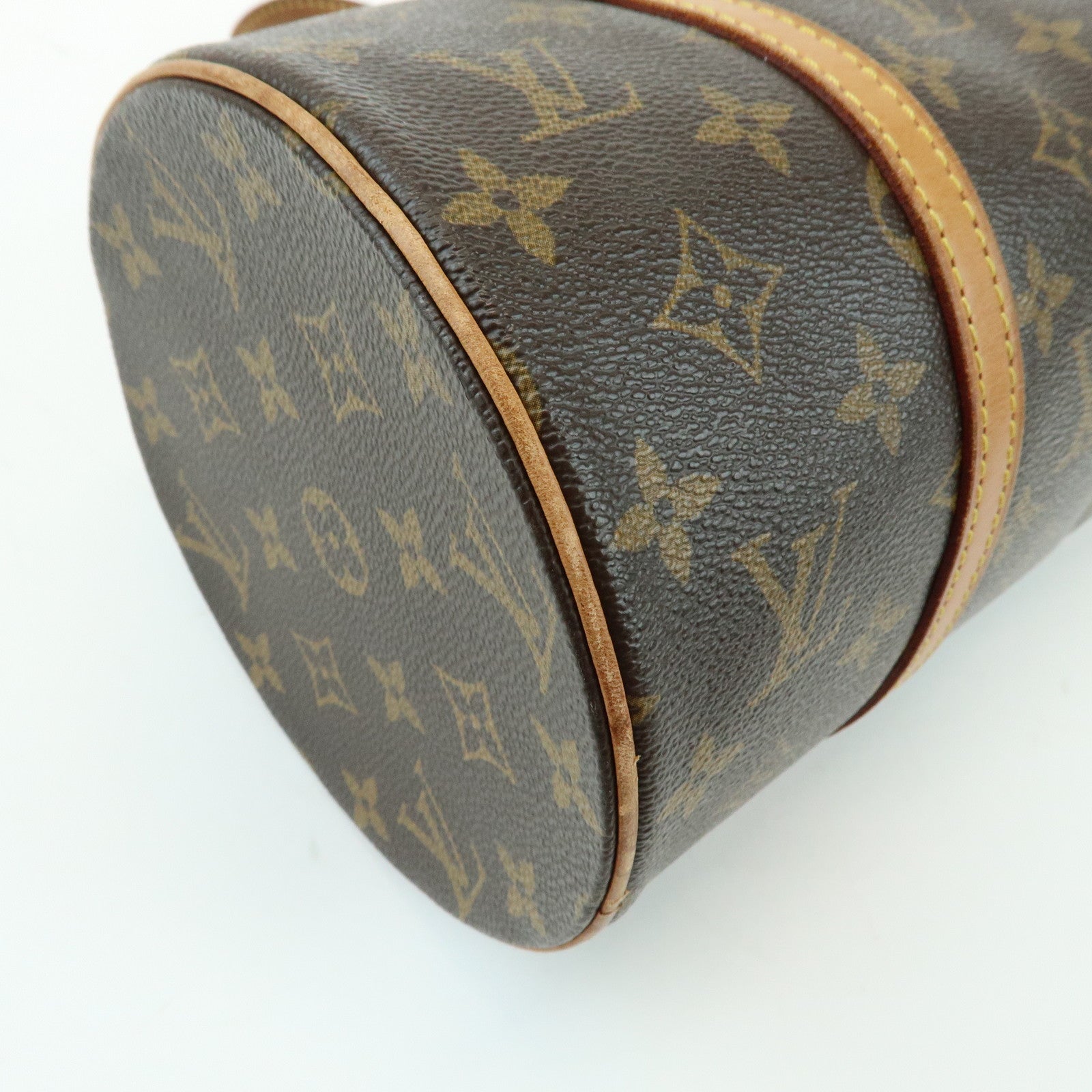 Louis Vuitton Monogram Canvas Leather Papillon 30 Brown M51385