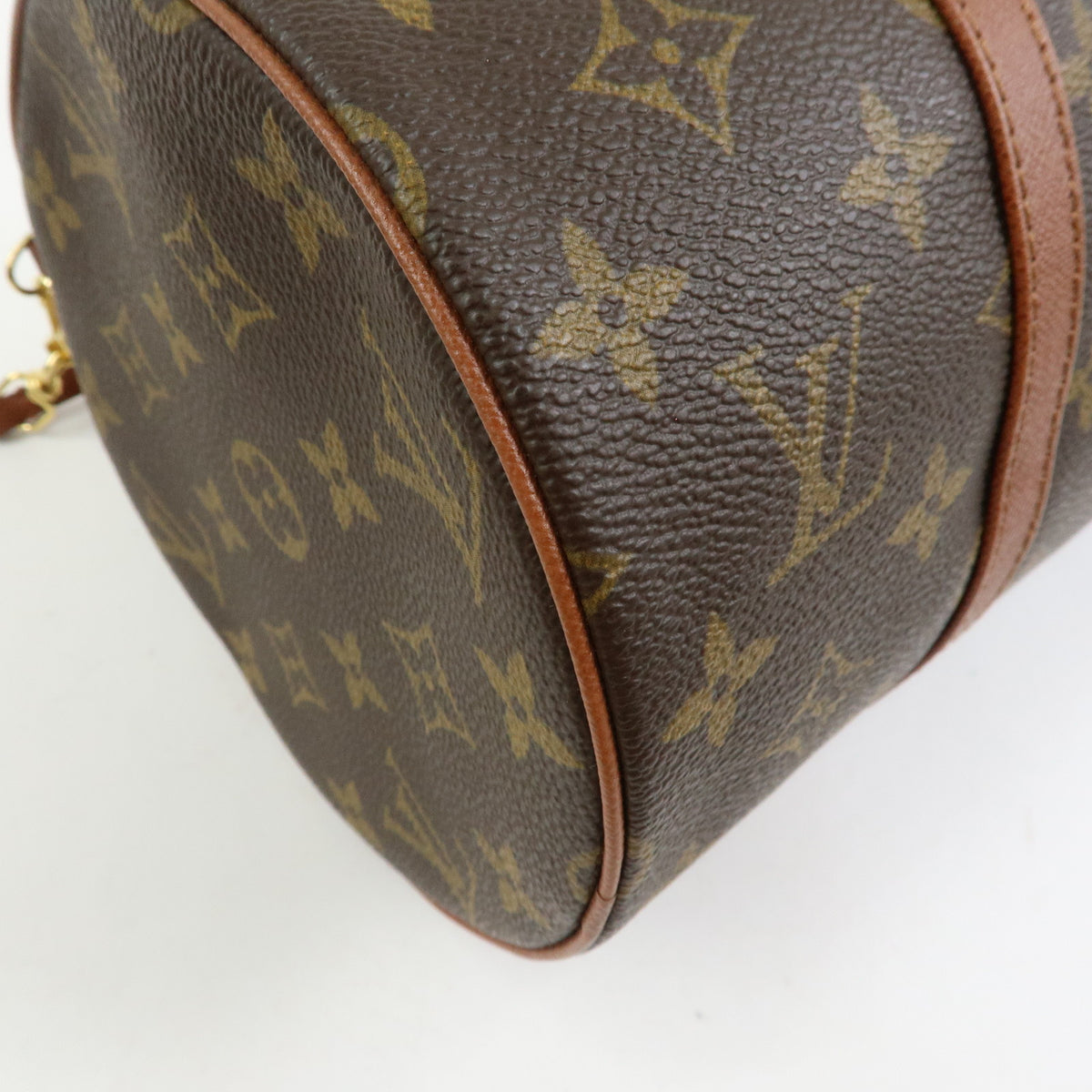 Louis Vuitton Monogram Papillon 30 Hand Bag Brown M51365