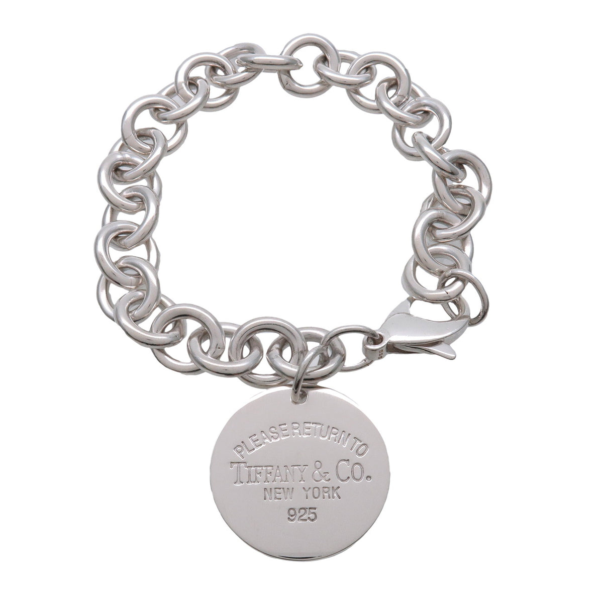 Tiffany & Co Return to Tiffany Round Tag Bracelet SV925 Silver
