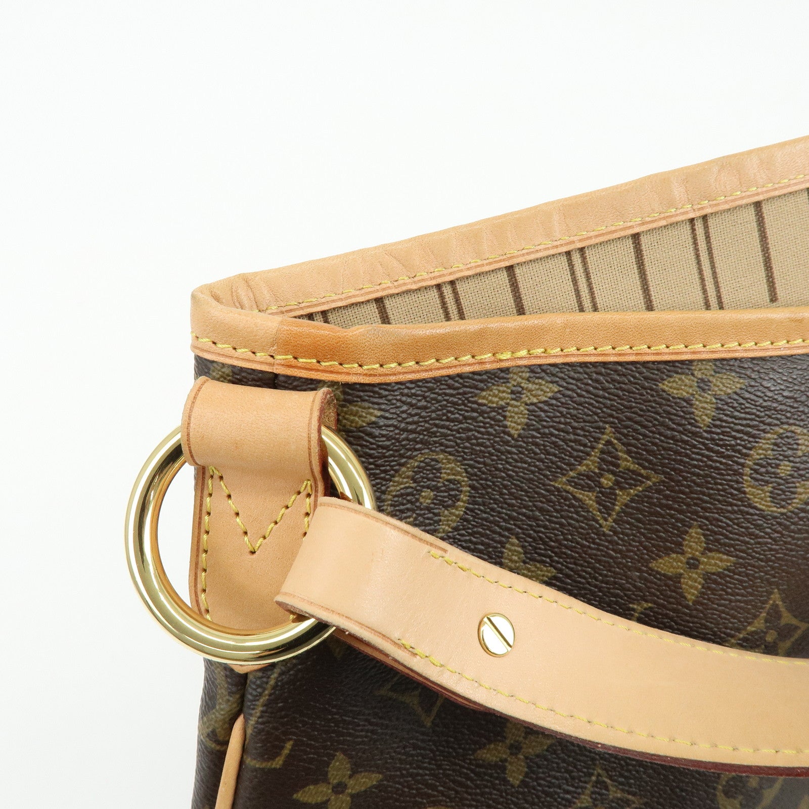 Louis Vuitton Monogram Delightful MM Shoulder Bag Brown M40353