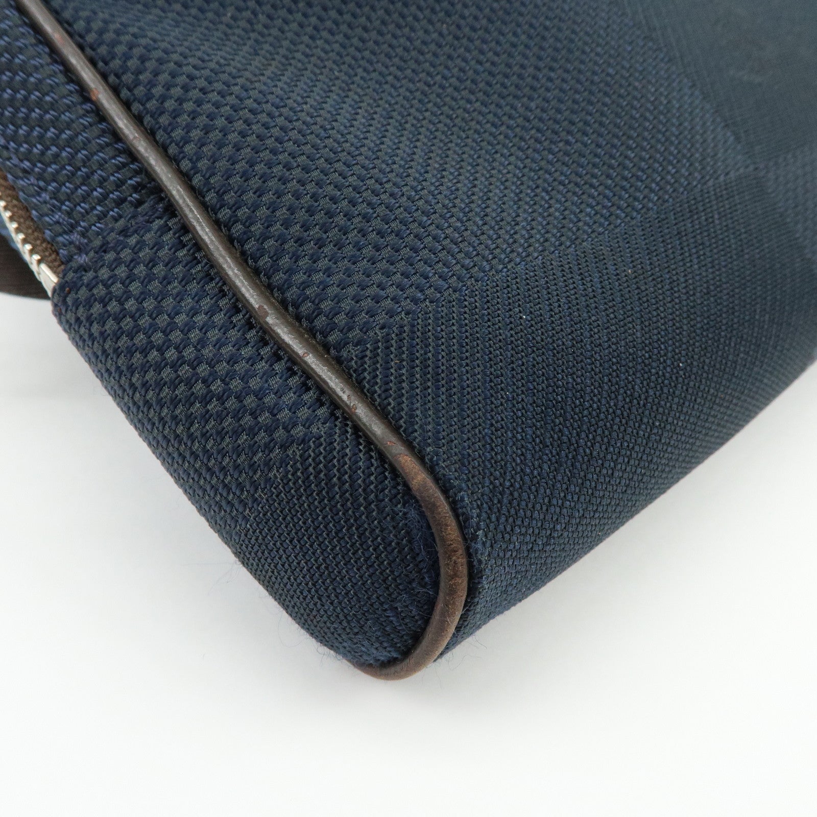 Louis Vuitton Damier Geant Canvas Leather Waist Body Bag Bleu Ocean