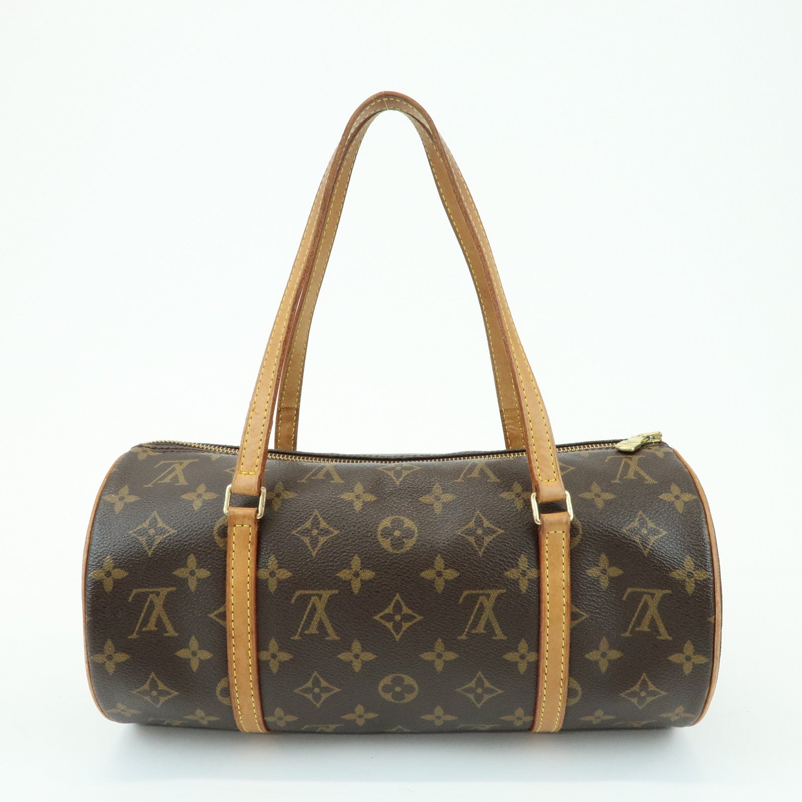 Louis Vuitton Monogram Canvas Leather Papillon 30 Brown M51385