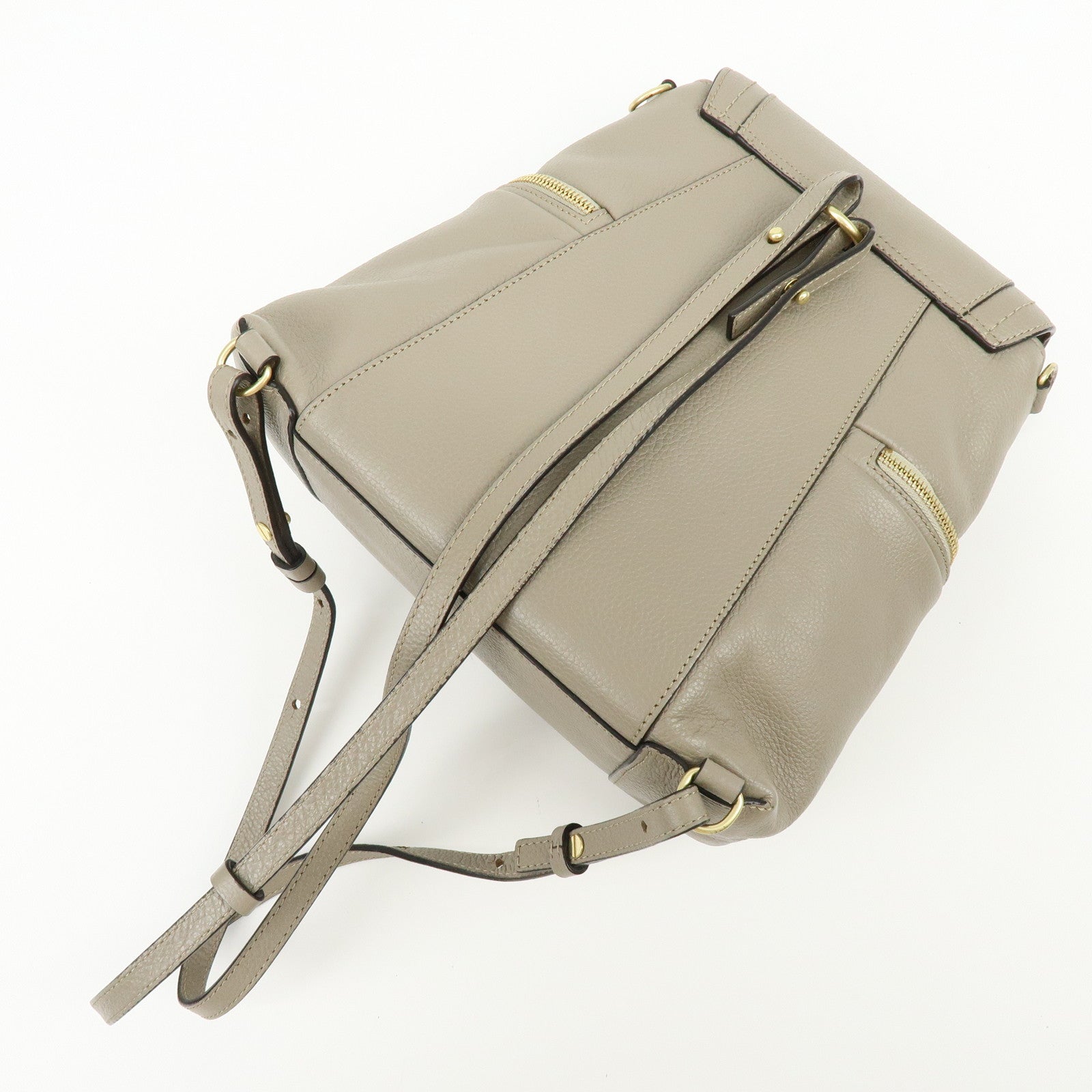 Chloe See By Chloe Olga 2Way Bag Mini Backpack Shoulder Bag Greige