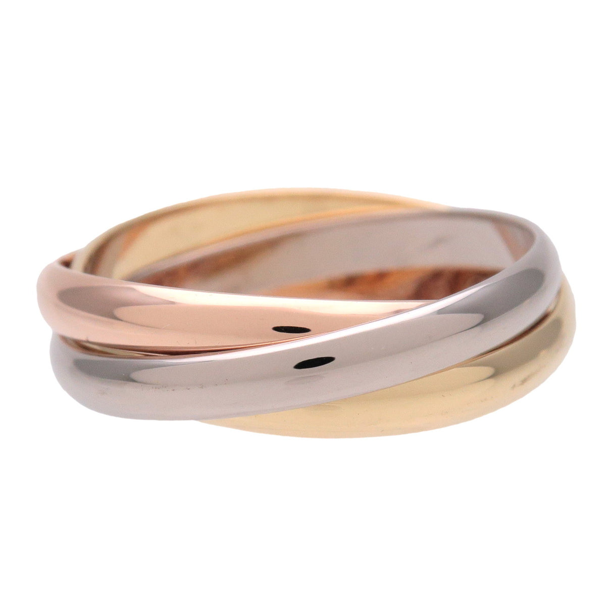 Cartier Trinity Ring SM K18 750YG/WG/PG #56 US7.75 EU56 HK17