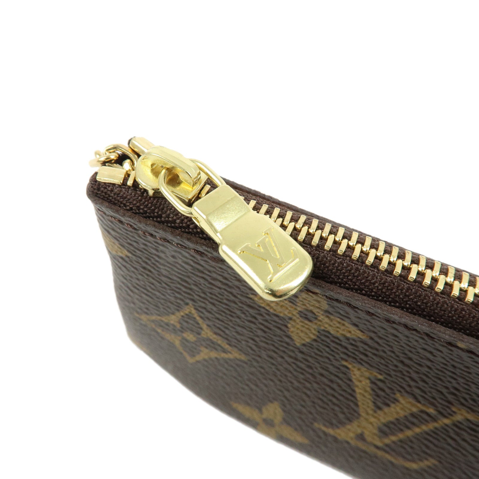 Louis Vuitton Monogram Pochette Cles Coin Case Key Case M62650