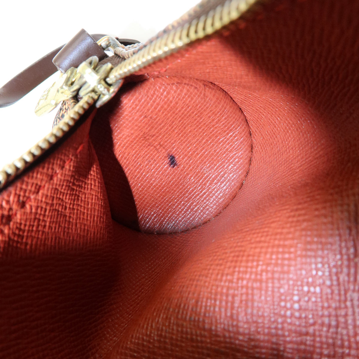 Louis Vuitton Damier Mini Pouch for Papillon Bag Ebene