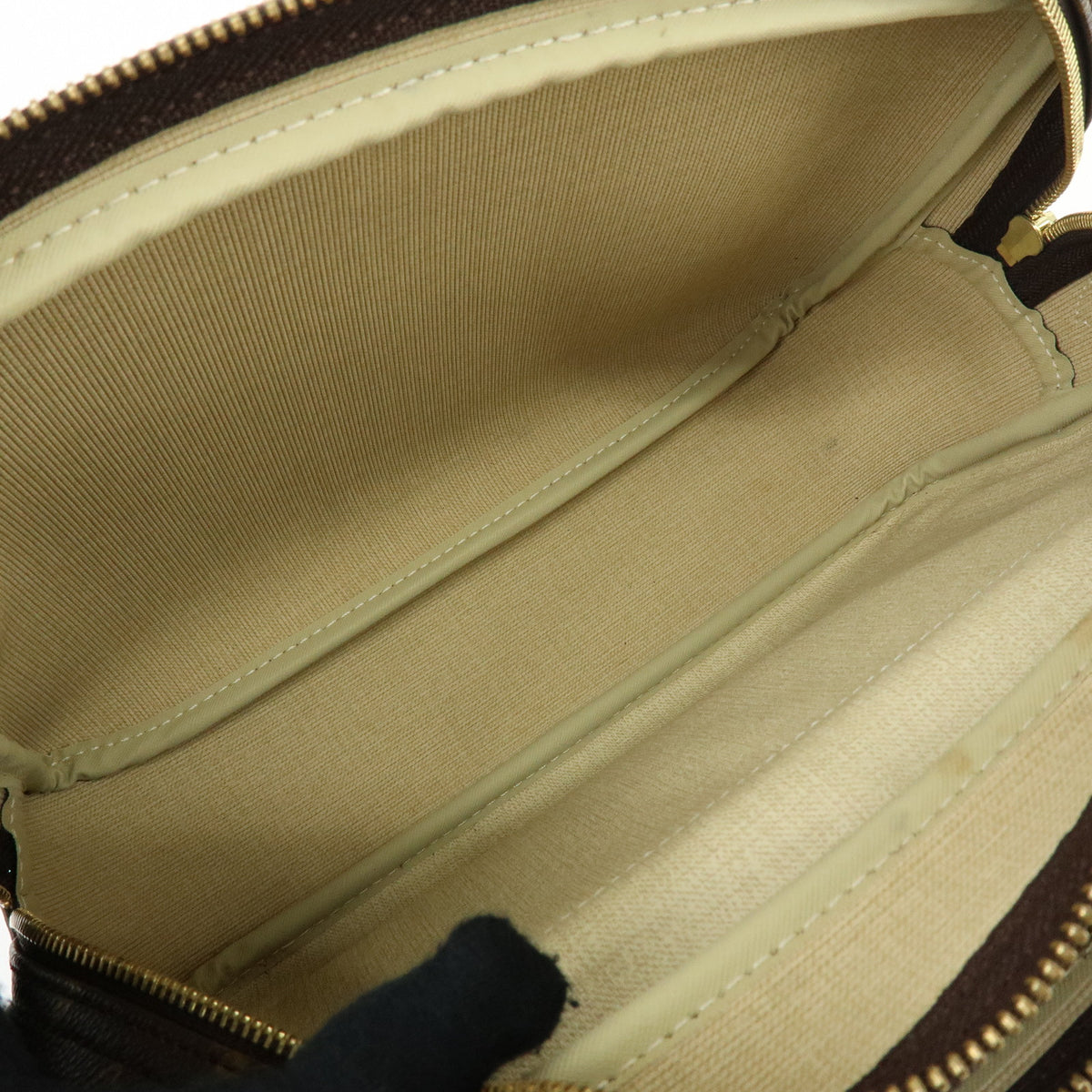 Louis Vuitton Monogram Reporter PM Shoulder Crossbody Bag Brown M45254