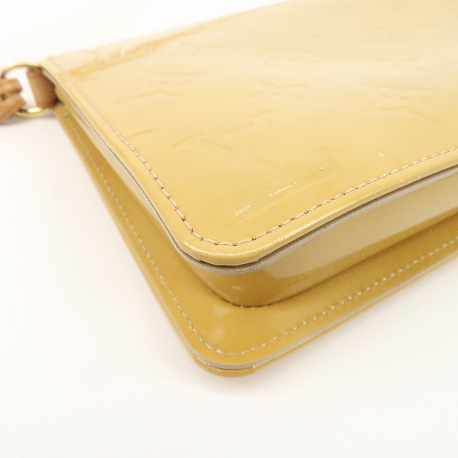 Louis Vuitton Monogram Vernis Lexington Accessoires Pouch Beige M91010 Used