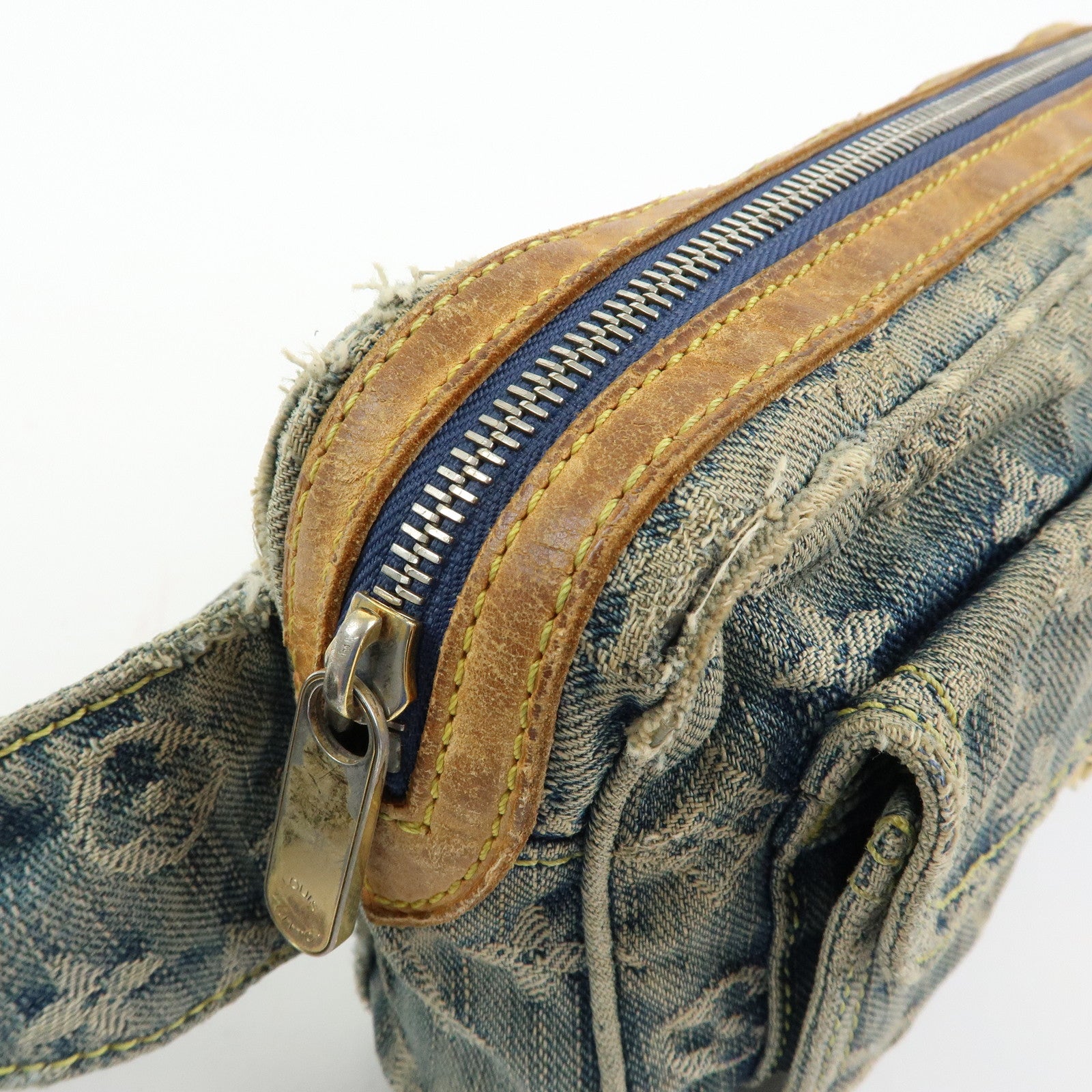 Louis Vuitton Monogram Denim Bum Bag Waist Bag Blue M95347