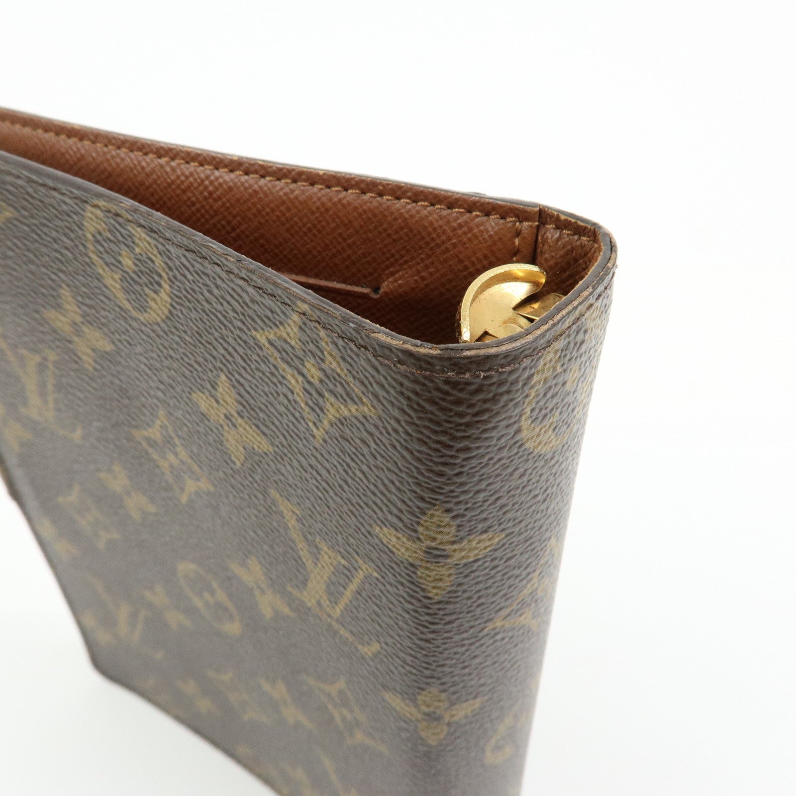 Louis Vuitton Monogram Agenda MM Planner Cover Brown R20004