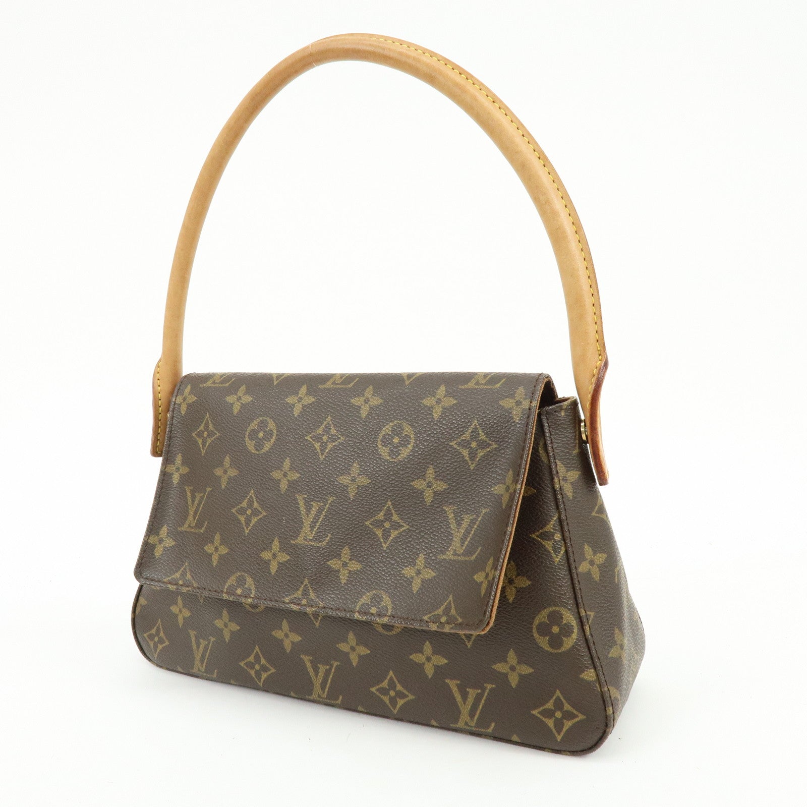 Louis Vuitton Monogram Mini Looping Shoulder Bag Brown M51147