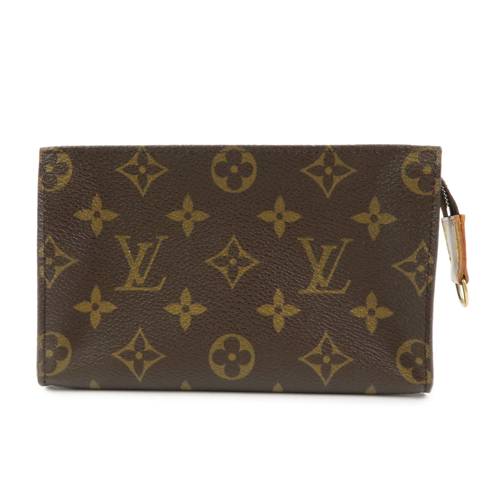 Louis Vuitton Monogram Pouch for Bucket PM Bag Accessory Pouch Brown