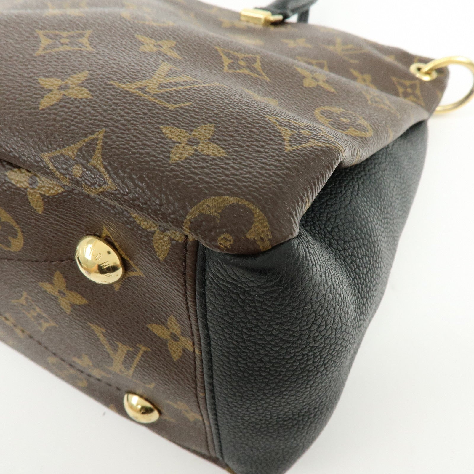 Louis Vuitton Monogram Pallas 2Way Bag Hand Bag Monogram Noir M41064